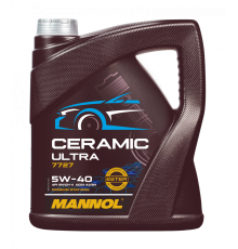 Масло полусинтетическое MANNOL Ceramic Ultra 5W-40 4л
