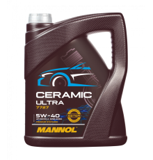 Масло полусинтетическое MANNOL Ceramic Ultra 5W-40 5л