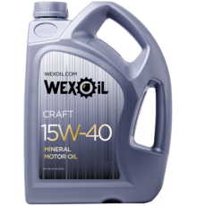 Олива моторна WEXOIL Craft 15w-40 5L