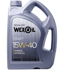 Олива моторна WEXOIL Craft 15w-40 5L